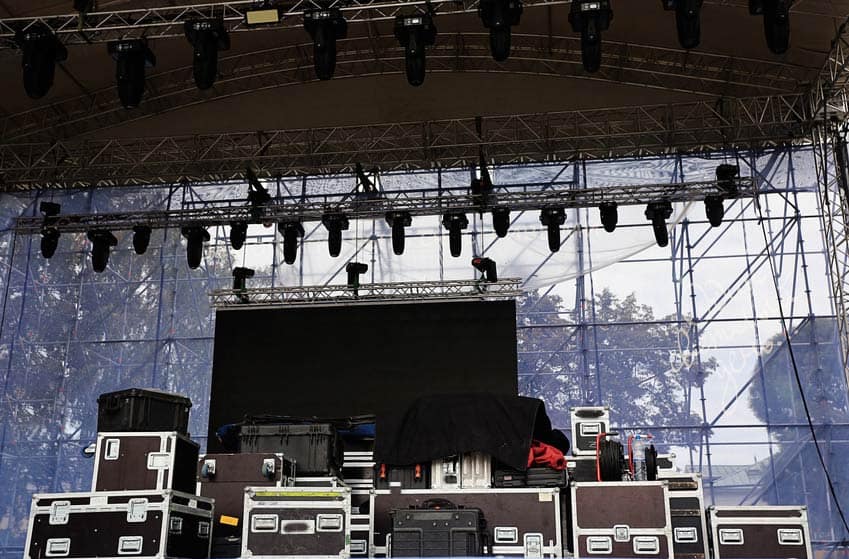 Image of stage team to plan a music event